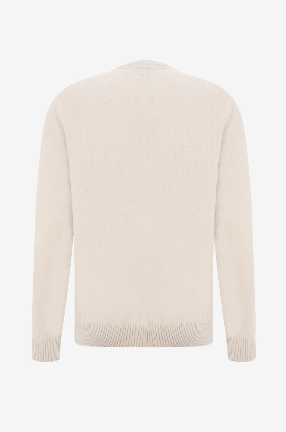 MAURIZIO BALDASSARI Pull à col rond en maille zigzag de laine et cachemire Homme MARRON 2