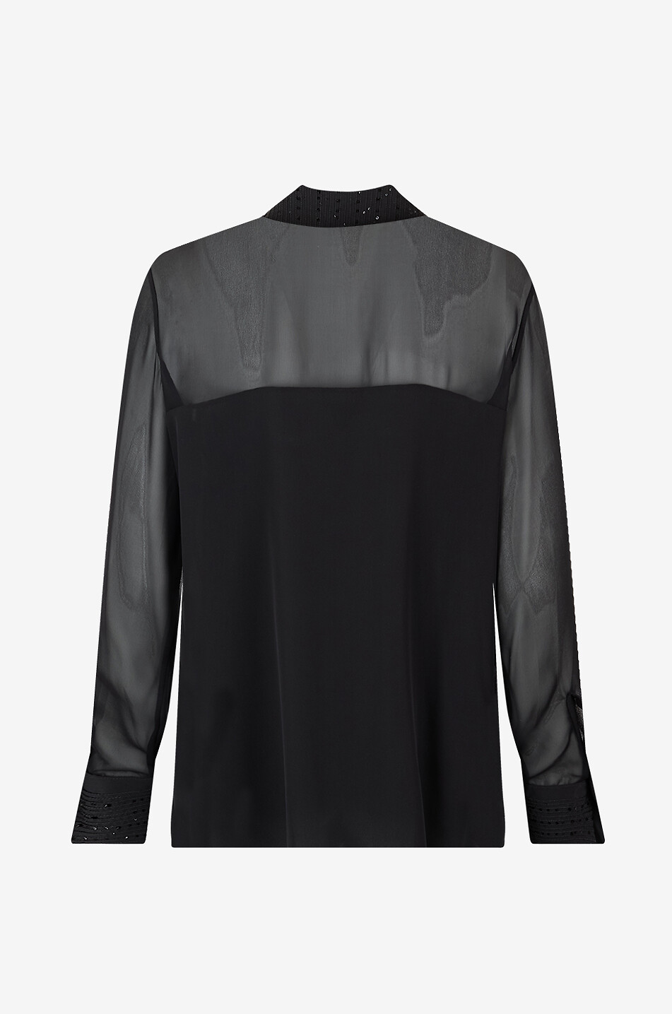 ANTONELLI FIRENZE Hemd aus Seidenmusselin Cup-Cake Damen SCHWARZ 2