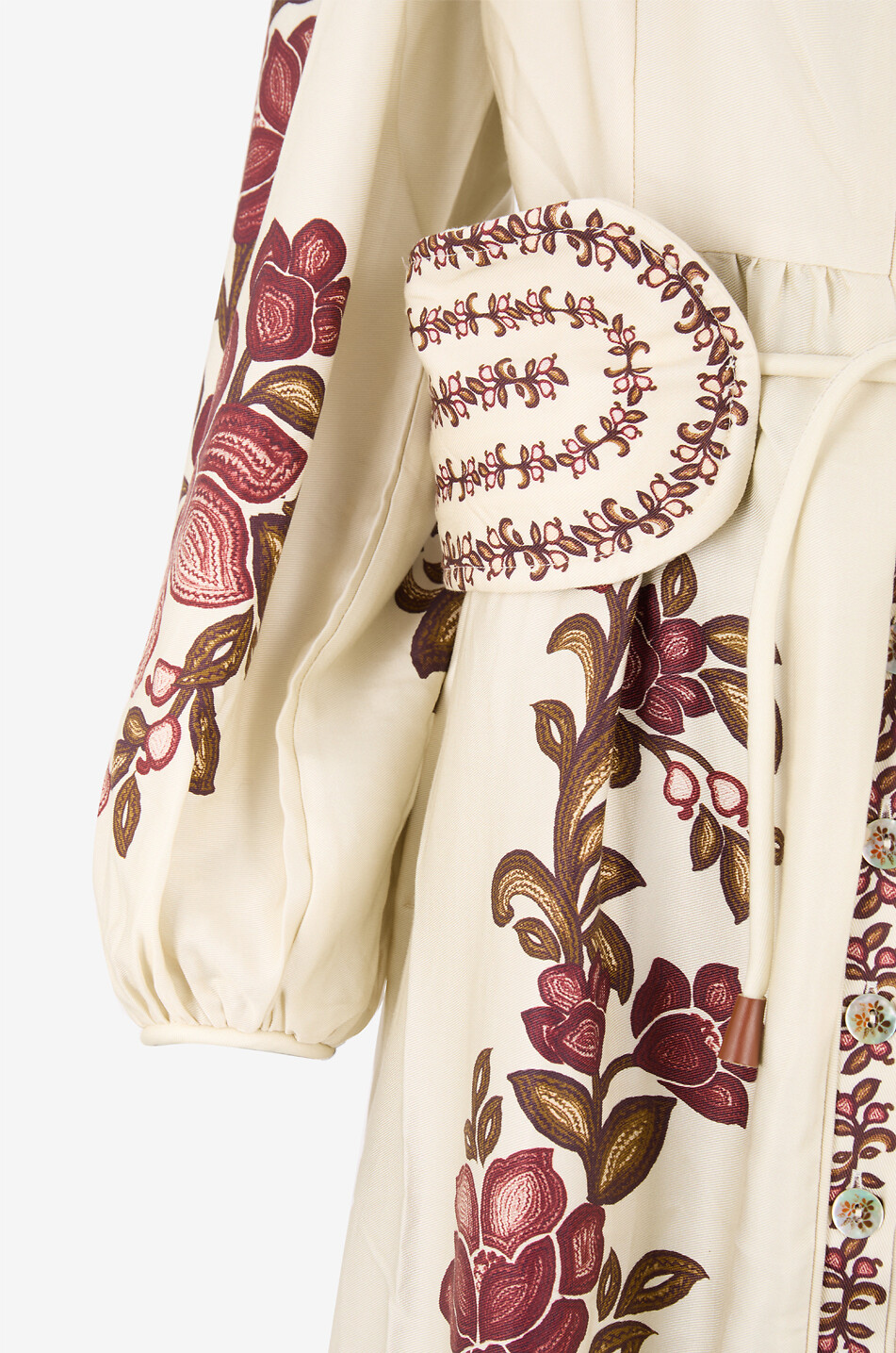 FARM RIO Renata floral twill midi shirt dress Women MULTI COLOURED 7