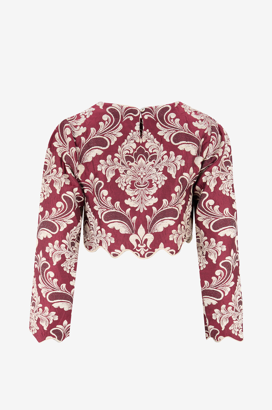 FARM RIO Top raccourci en jacquard fleuri Waves Femme MULTICOLORE 2