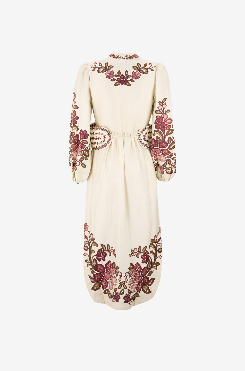 FARM RIO Renata floral twill midi shirt dress Women MULTI COLOURED 2