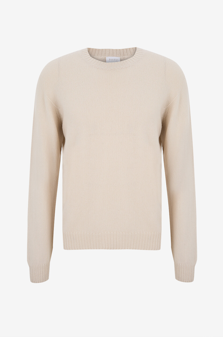 04651/ Kaschmir-Pullover mit Rundhalsausschnitt Extreme Cashmere Herren Hellbeige 1