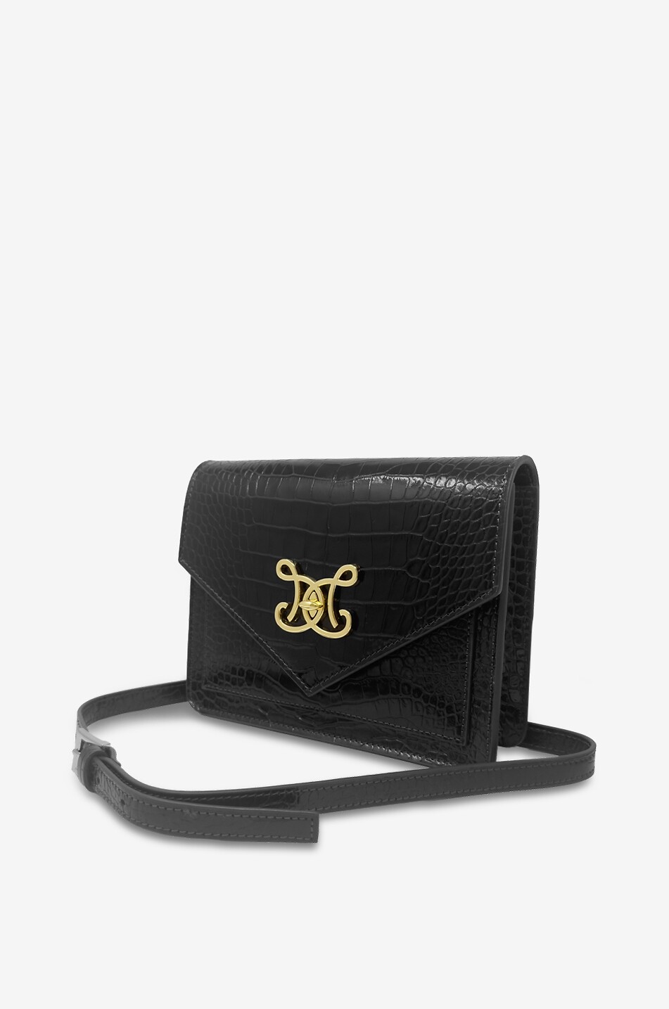 DE MARQUET Pochette enveloppe F. Clutch Femme NOIR 1