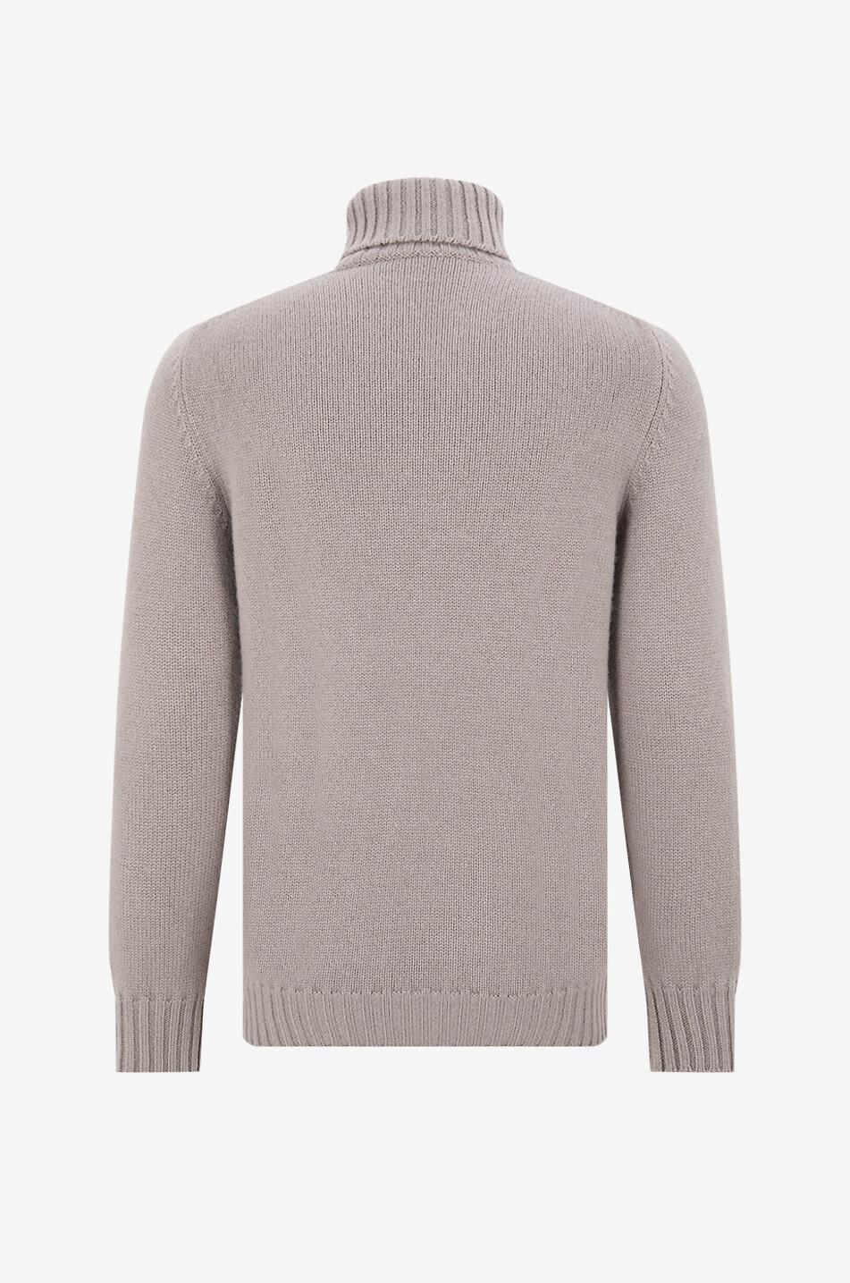 FEDELI Pull à col roulé en maille Homme MARRON 2