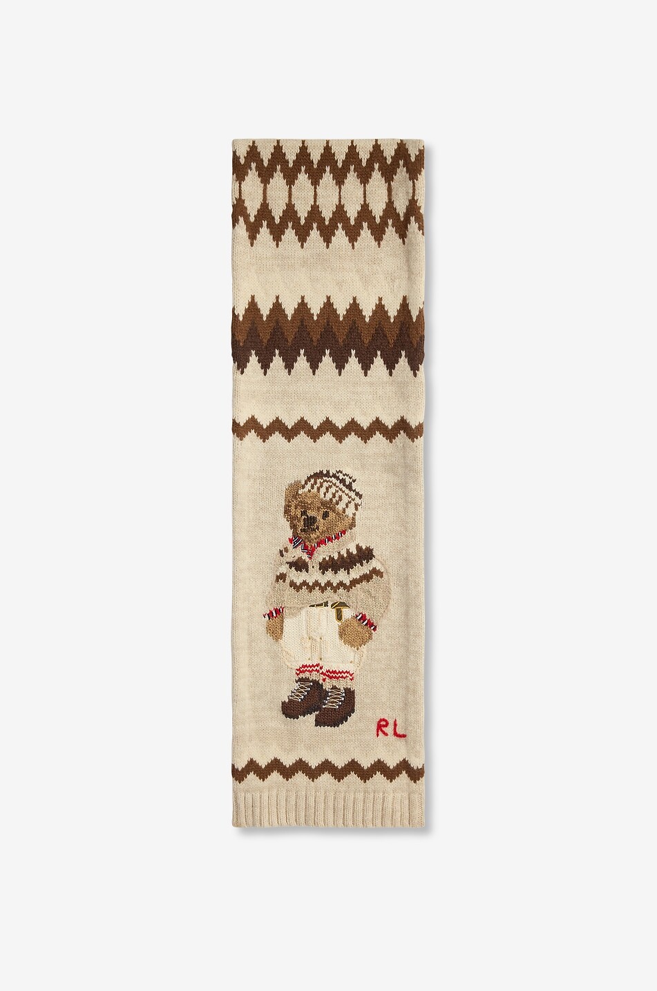 POLO RALPH LAUREN Rectangular jacquard patterned scarf Women MULTI COLOURED 1