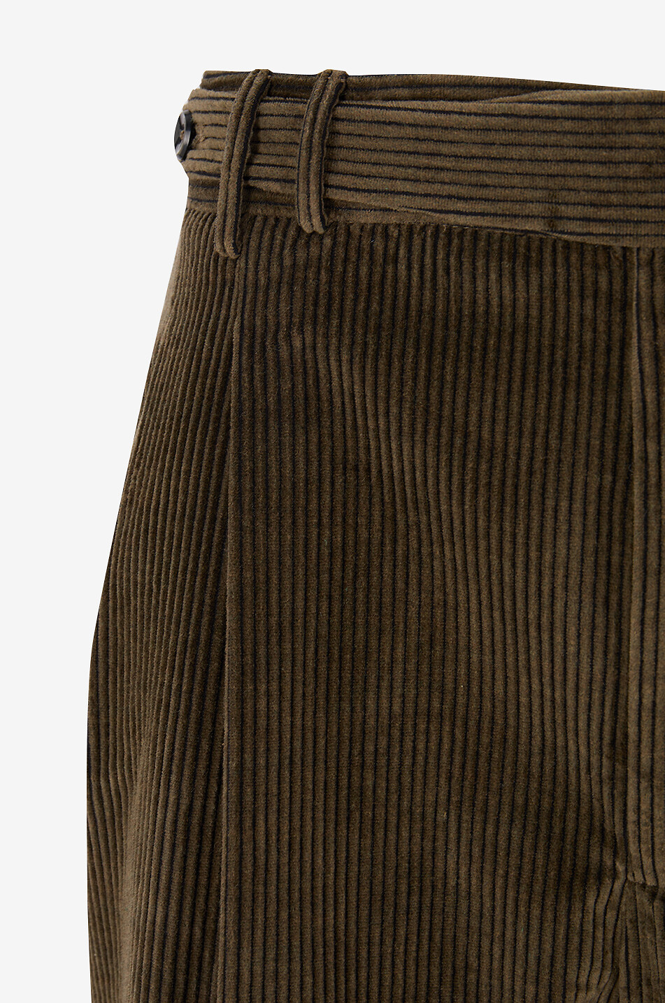 PT TORINO Straight corduroy trousers Men DARK GREEN 3