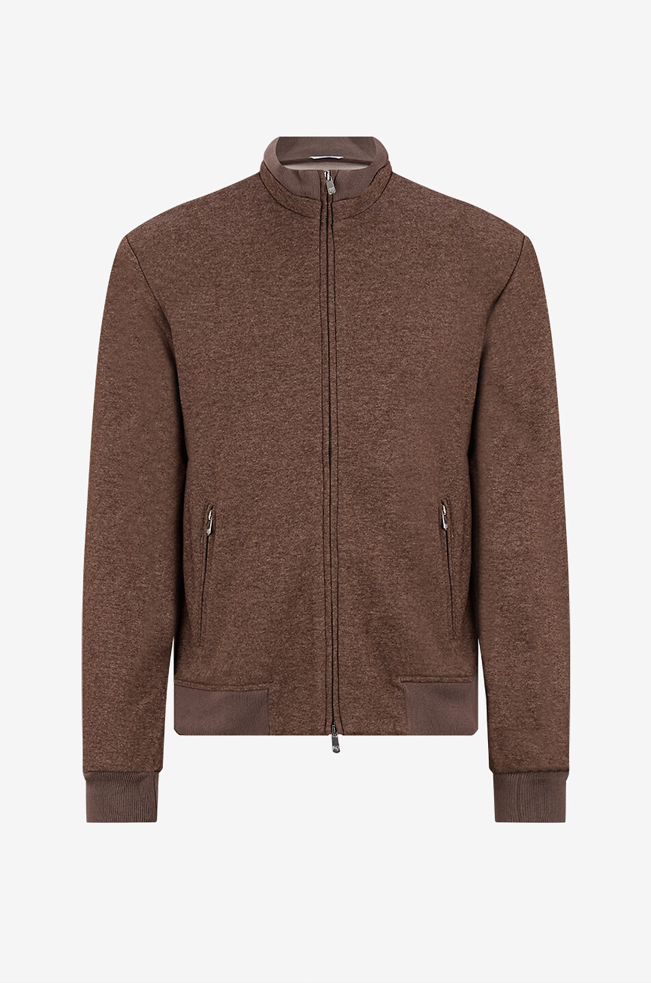 Icon lightweight silk and cashmere bomber jacket