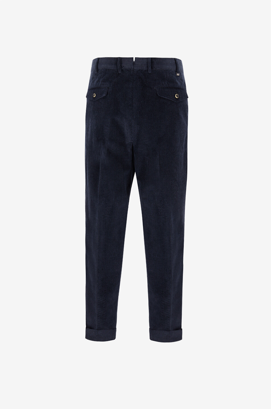 PT TORINO Straight corduroy trousers Men DARK BLUE 2