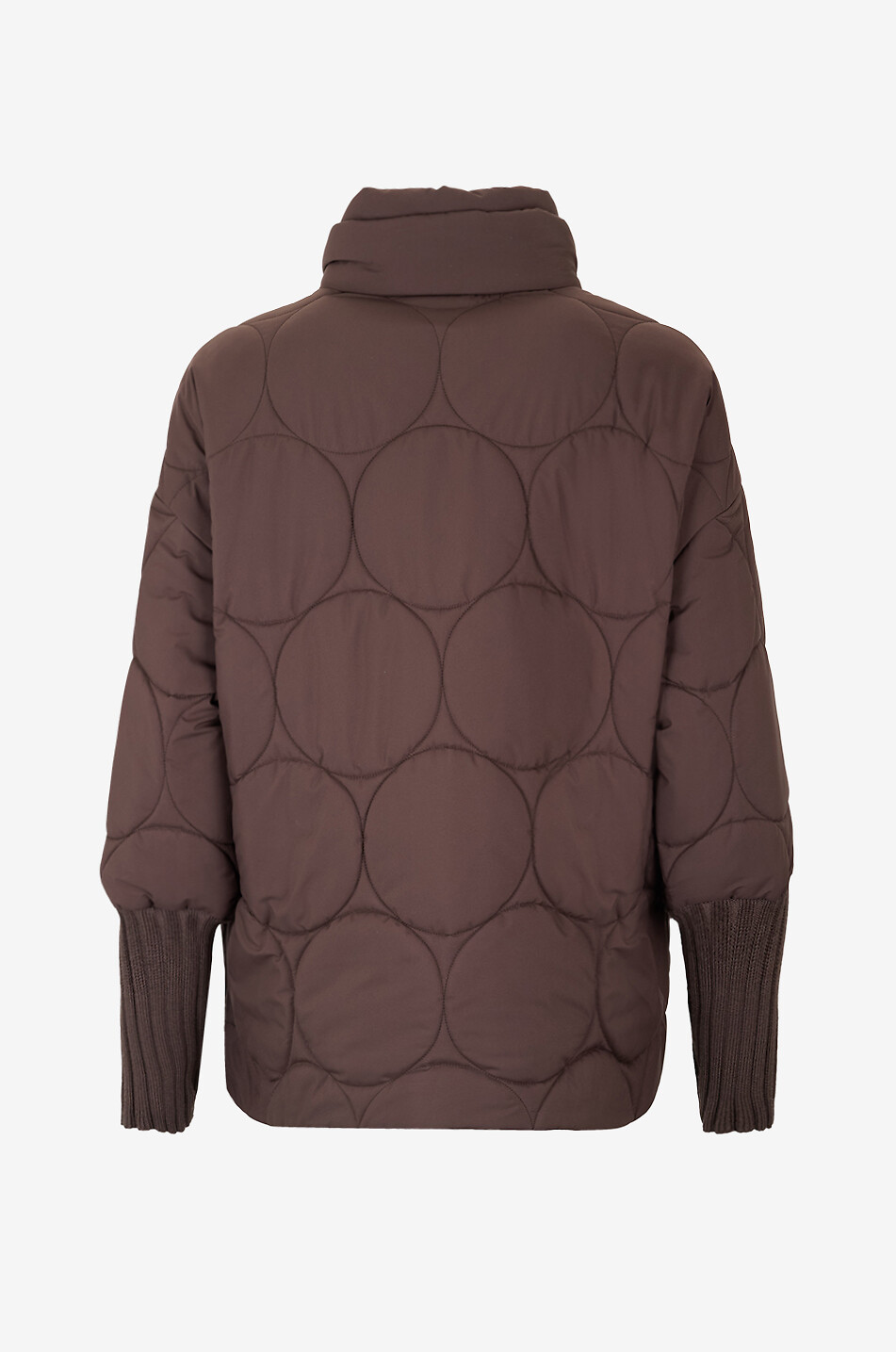 AKRIS PUNTO Gesteppte Kurze Daunenjacke mit Stehkragen Damen DUNKELBRAUN 2