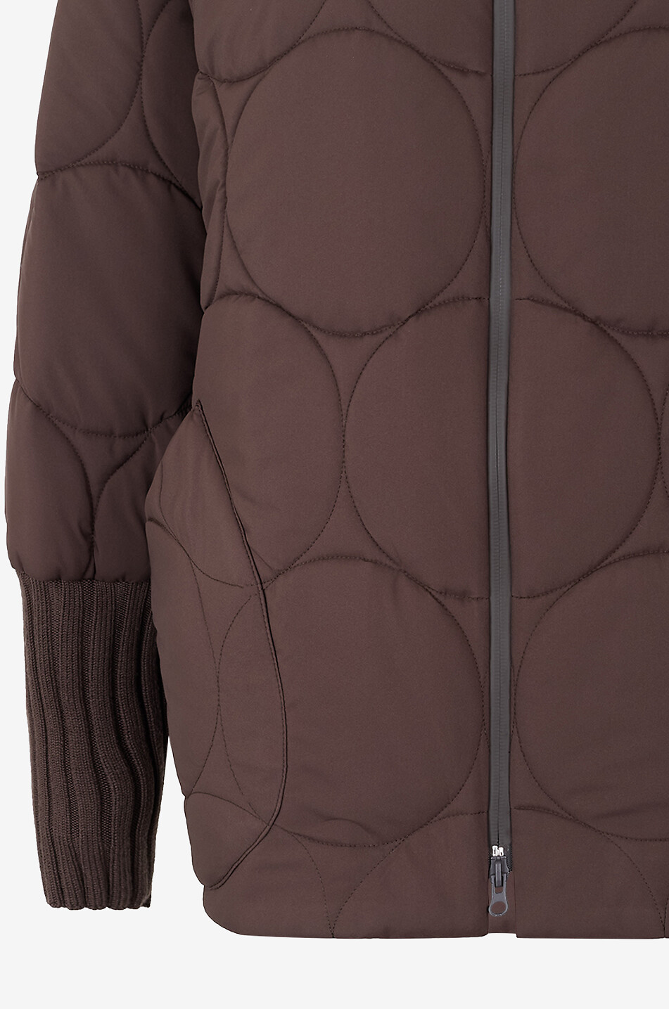 AKRIS PUNTO Gesteppte Kurze Daunenjacke mit Stehkragen Damen DUNKELBRAUN 3