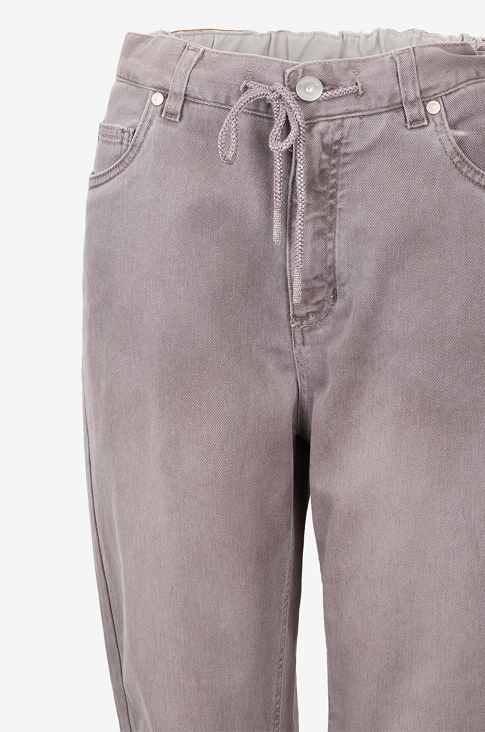 PANICALE Gerade Baumwollhose Use Ficelle Damen BRAUN 3