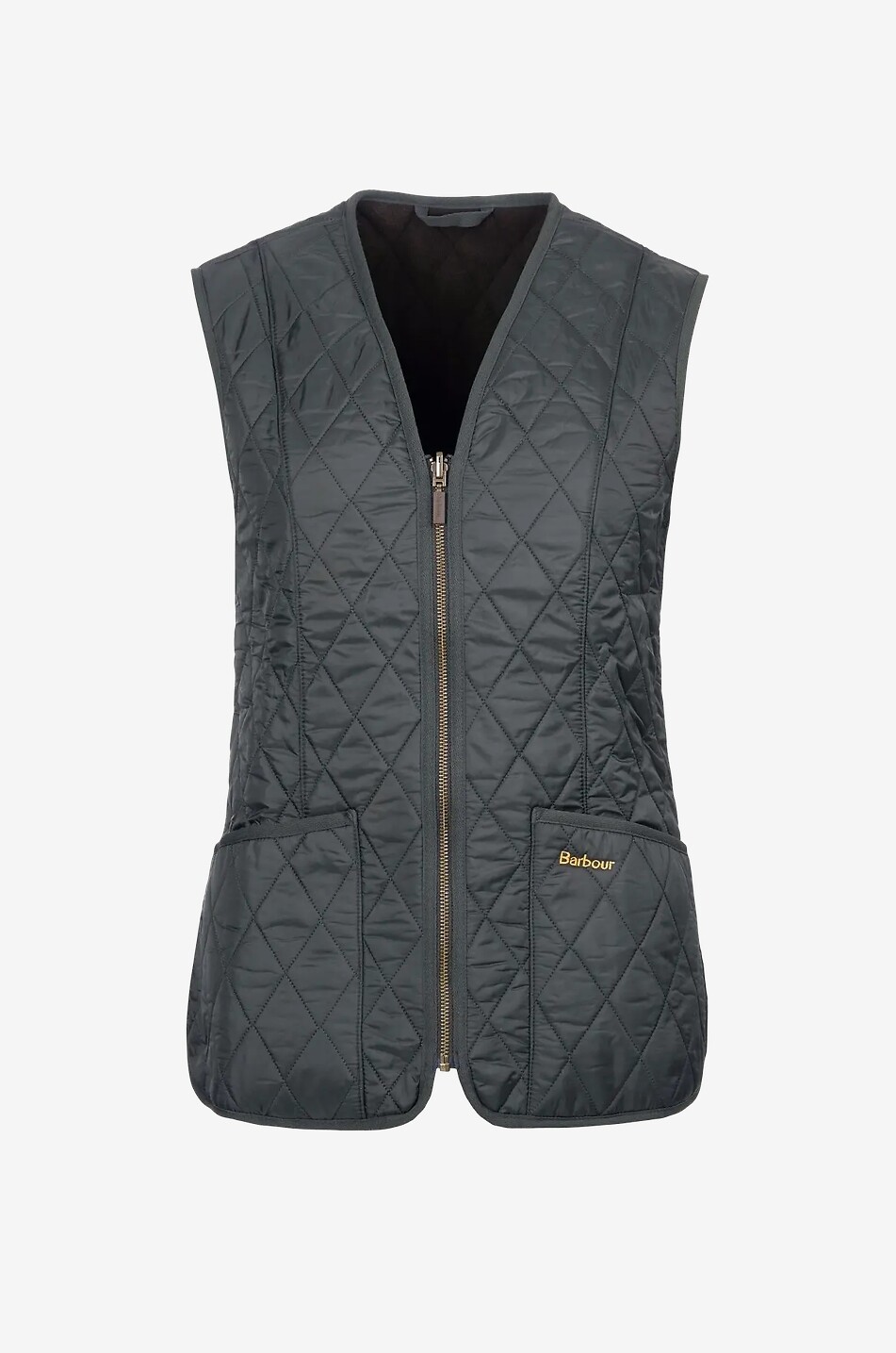Gilet matelassé doublé à col V Betty