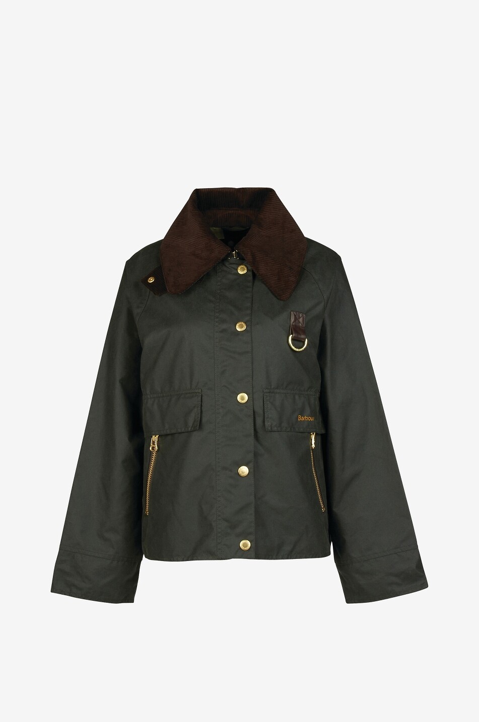 Catton Wax coated canvas short parka