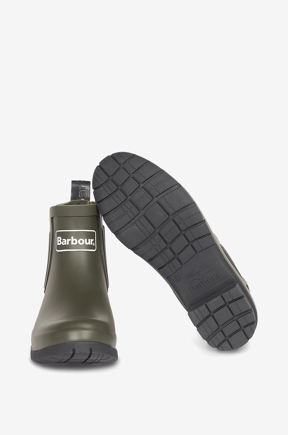 BARBOUR Kingham rubber ankle boots Women GREEN 3