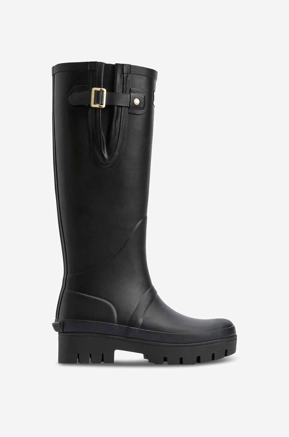 BARBOUR Bottes en caoutchouc à sangle et boucle Leighton Femme NOIR 1