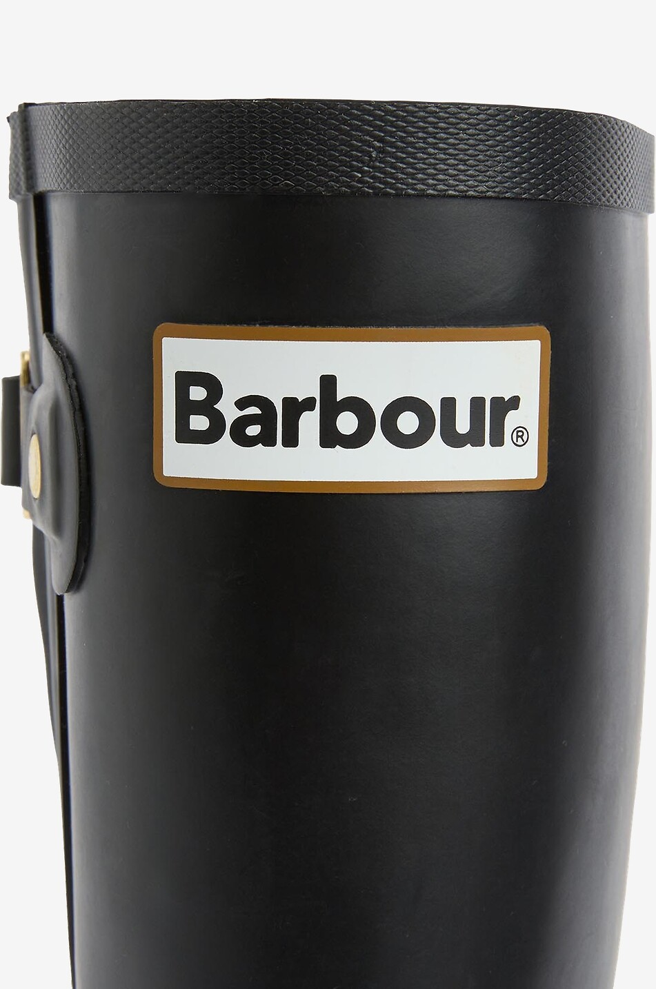 BARBOUR Bottes en caoutchouc à sangle et boucle Leighton Femme NOIR 5