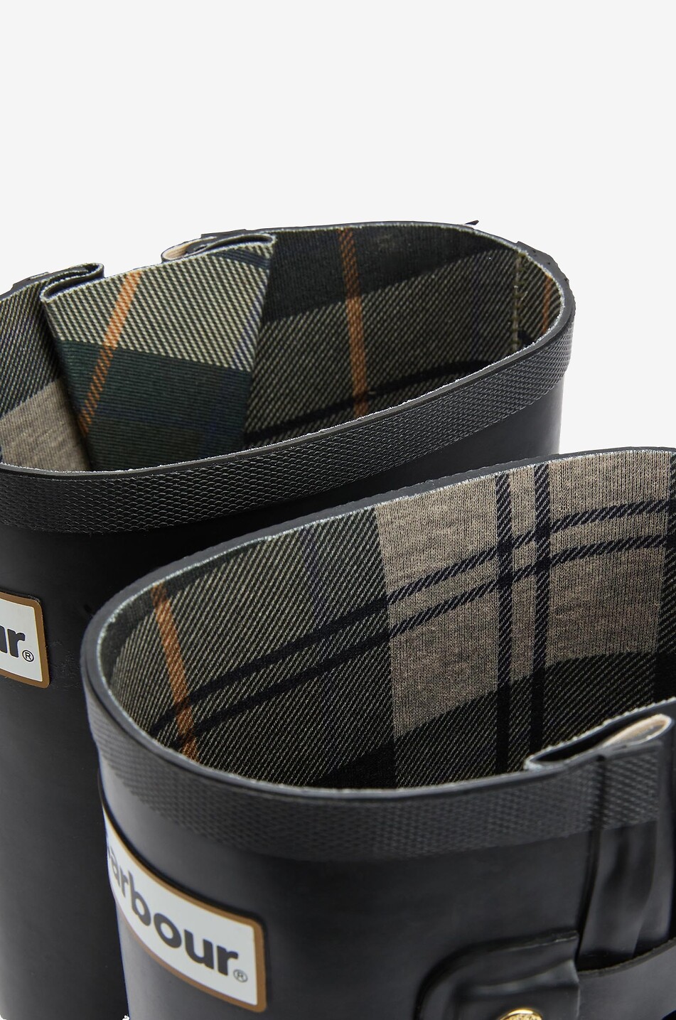 BARBOUR Bottes en caoutchouc à sangle et boucle Leighton Femme NOIR 6