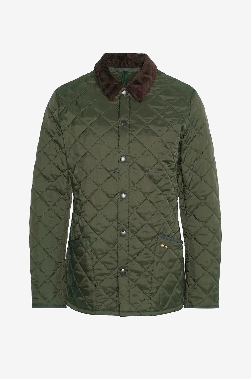 BARBOUR Heritage Liddesdale quilted canvas short jacket Men GREEN 1