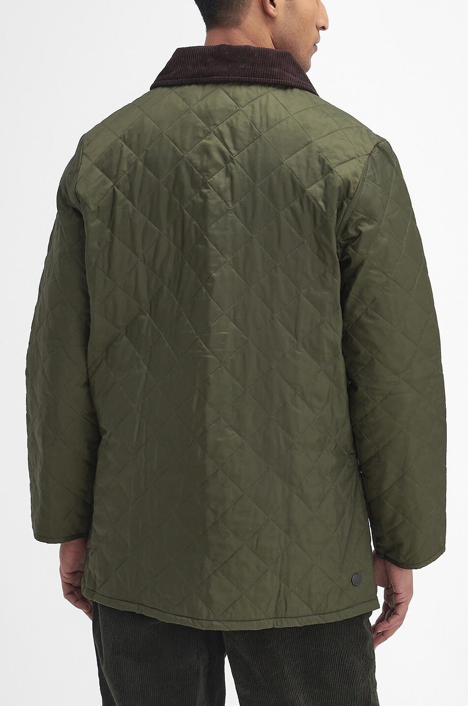 BARBOUR Heritage Liddesdale quilted canvas short jacket Men GREEN 3