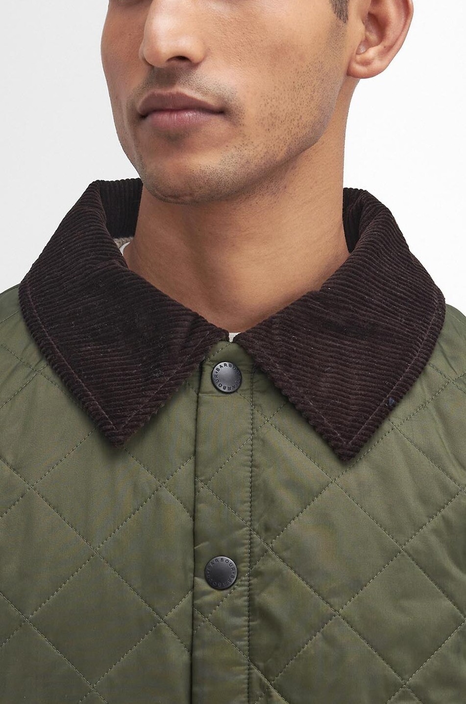 BARBOUR Heritage Liddesdale quilted canvas short jacket Men GREEN 5
