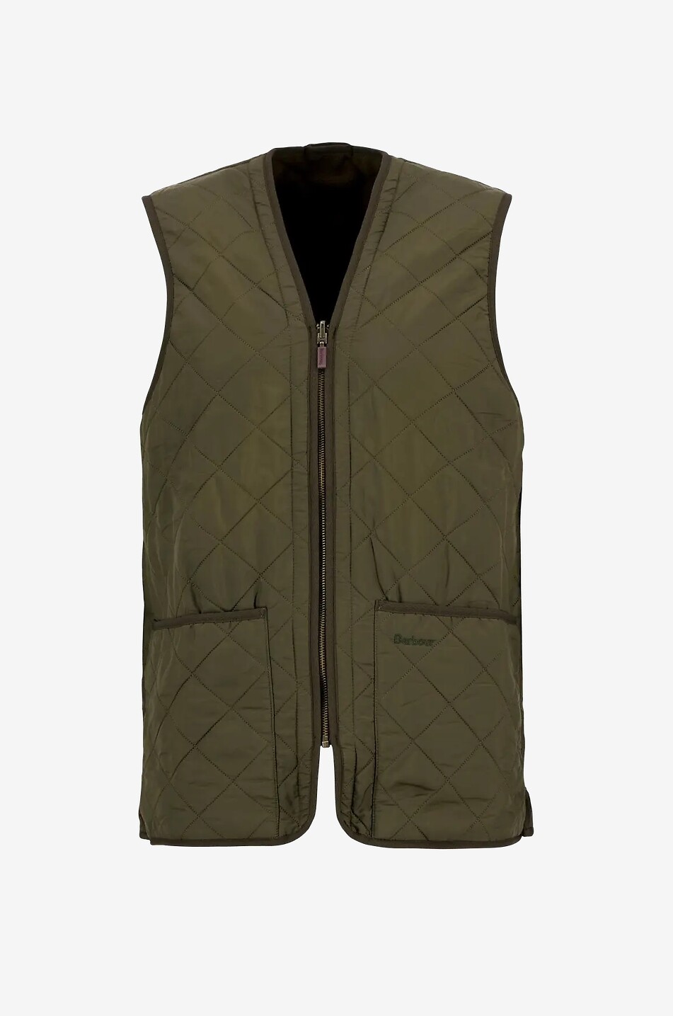 Gilet matelassé en toile à col V Polarquilt