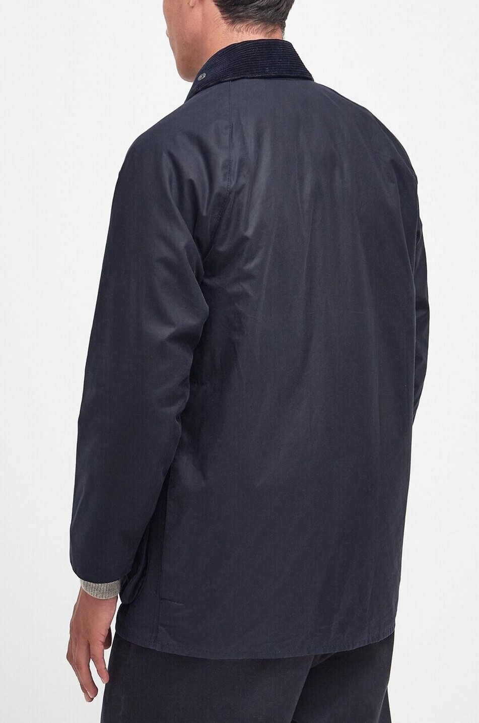 BARBOUR Beaufort waxed cotton parka with shirt collar Men DARK BLUE 3