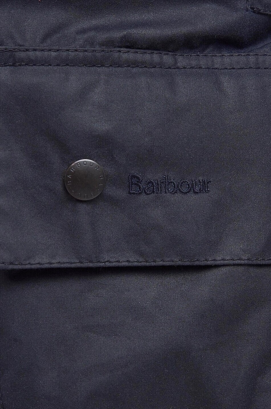 BARBOUR Beaufort waxed cotton parka with shirt collar Men DARK BLUE 6