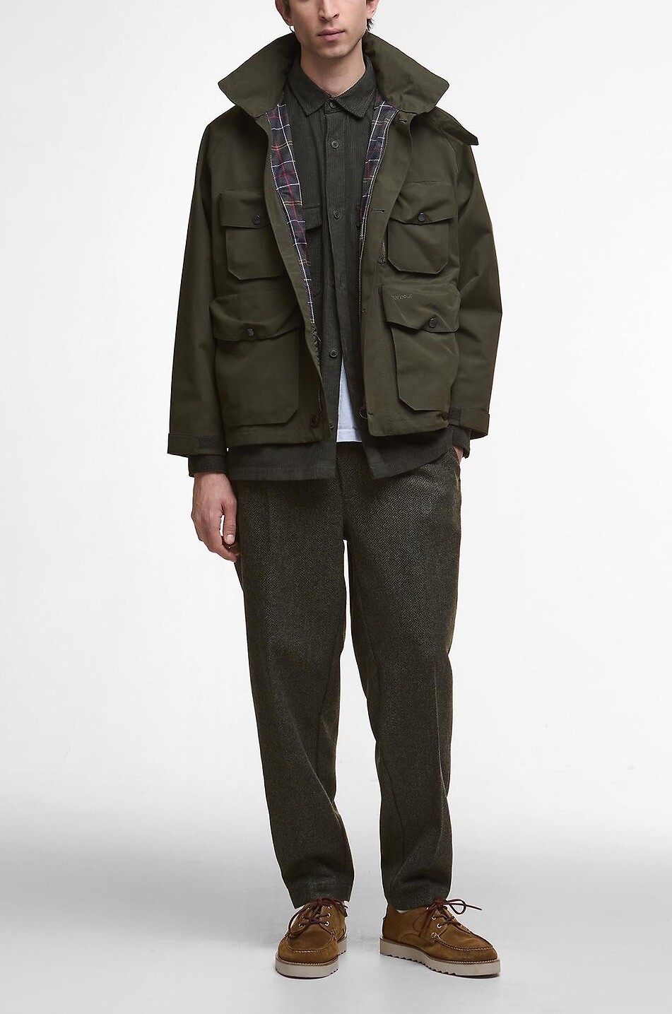 BARBOUR Westdale short waterproof jacket Men GREEN 2