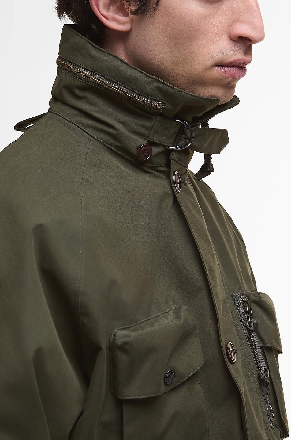 BARBOUR Westdale short waterproof jacket Men GREEN 4