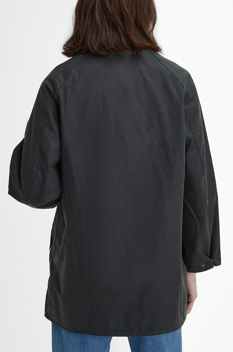 BARBOUR Beaufort waxed canvas waterproof shirt collar parka Men GREEN 3