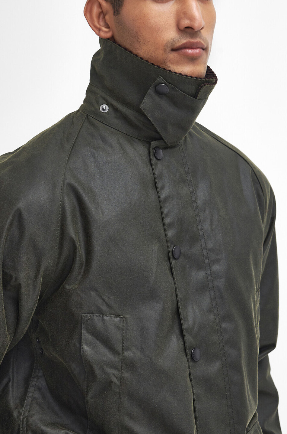 BARBOUR Wachstoffjacke Bedale im Parka-Stil Herren GRÜN 9