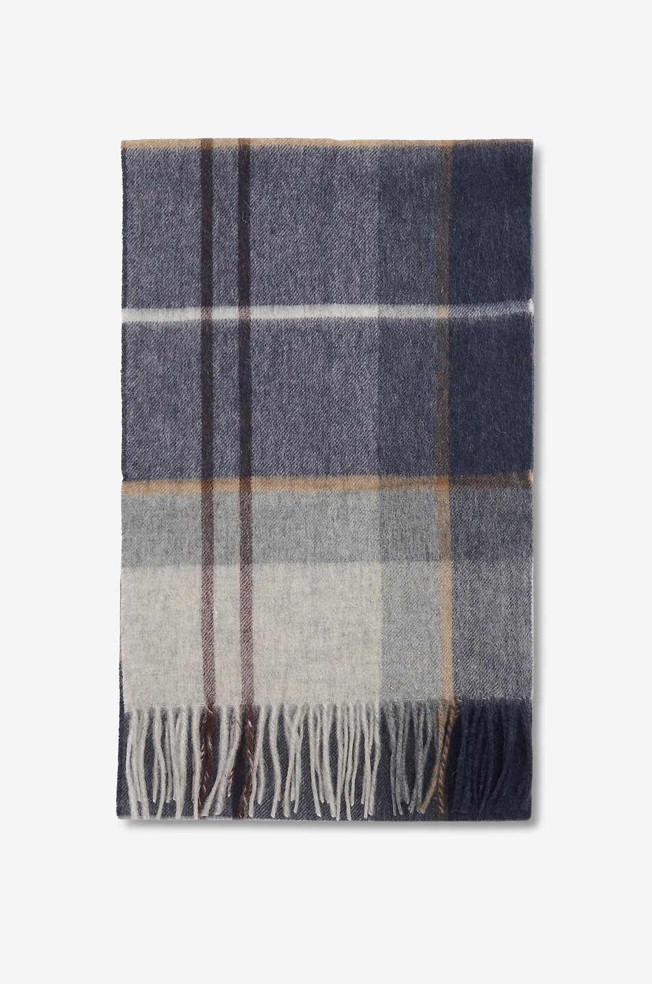 Écharpe rectangulaire en laine et cachemire tartan Carrbridge