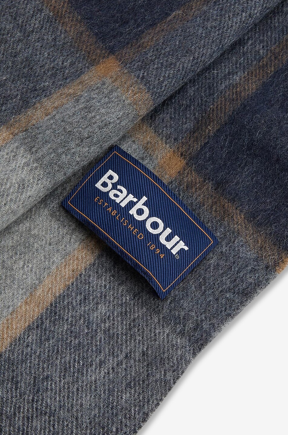 BARBOUR Écharpe rectangulaire en laine et cachemire tartan Carrbridge Homme MULTICOLORE 4