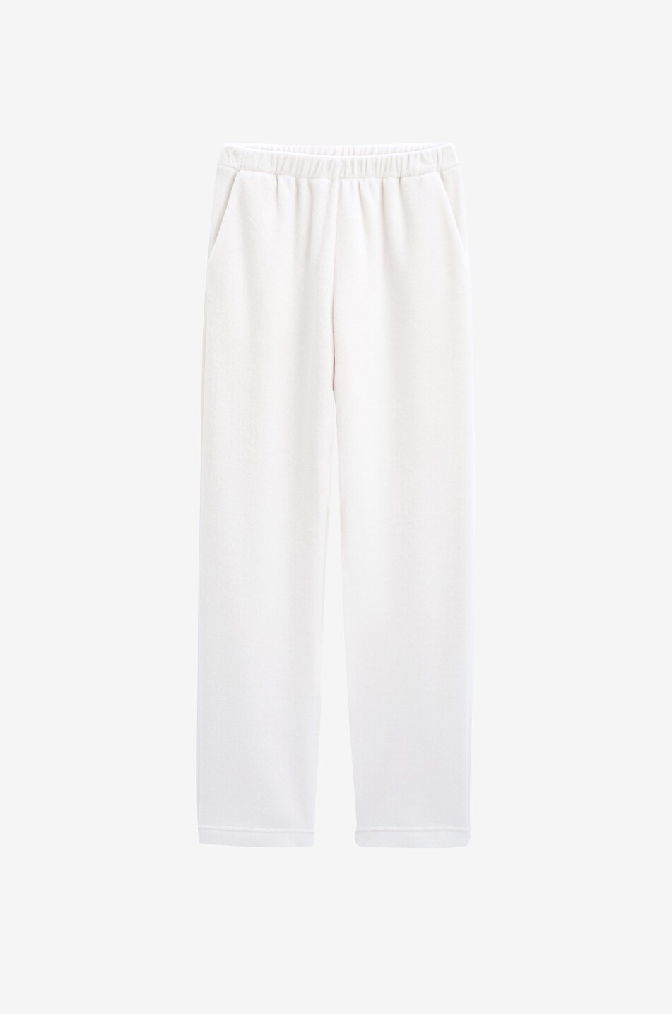 Pantalon droit en polaire Louna