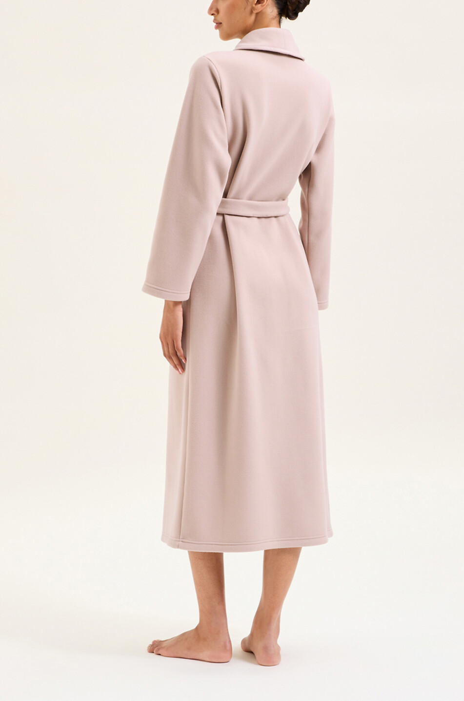 LAURENCE TAVERNIER Peignoir long en polaire Ninon Femme BEIGE 3