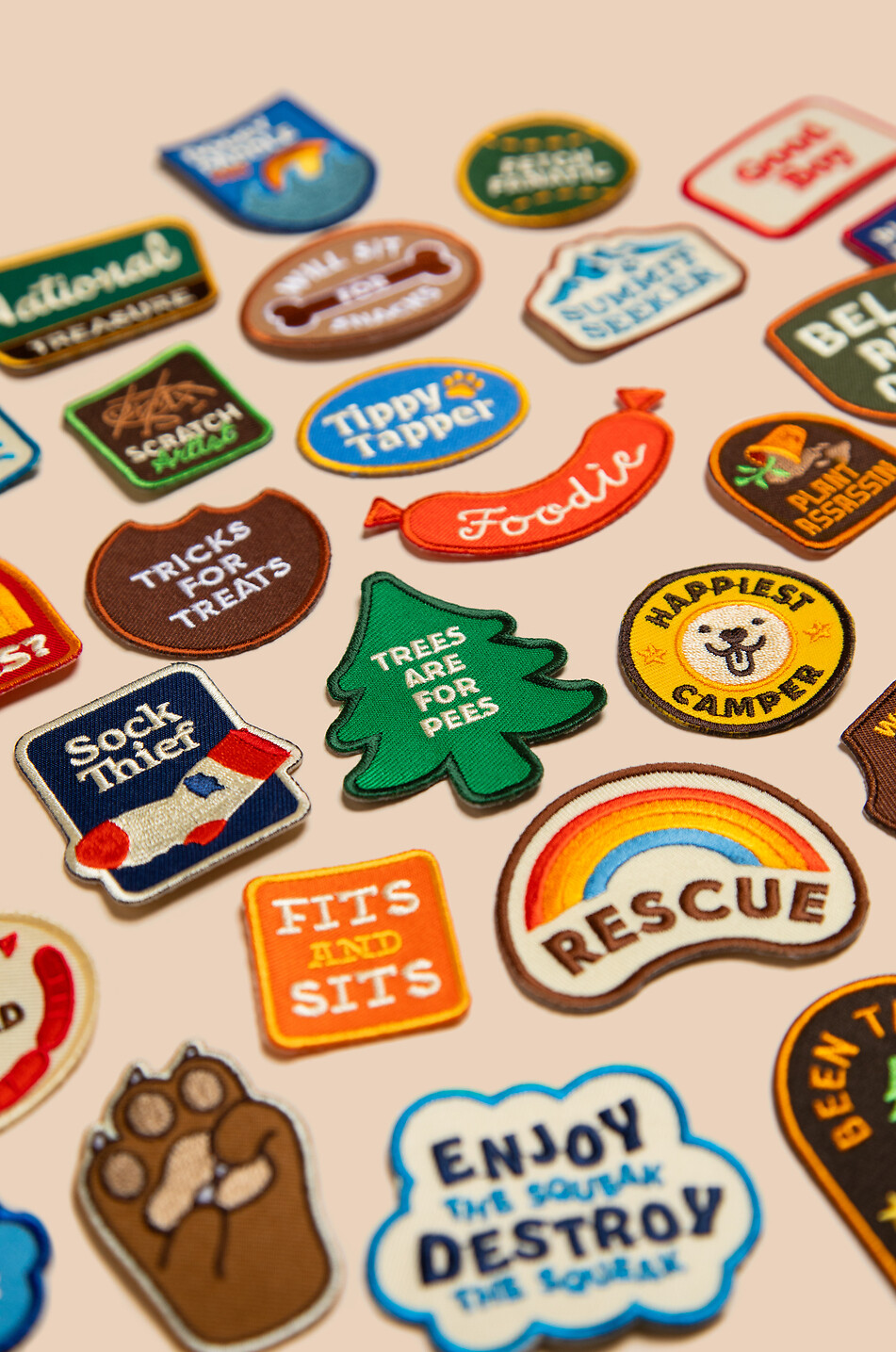 SCOUT'S HONOUR Écusson thermocollant pour chiens Always Hungry Maison MULTICOLORE 3