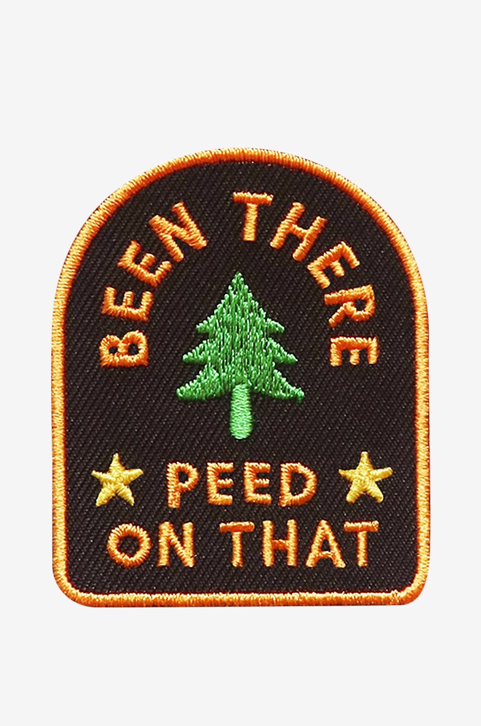 SCOUT'S HONOUR Thermoklebbares Abzeichen für Hunde Been There Peed On That Haus BUNT 1