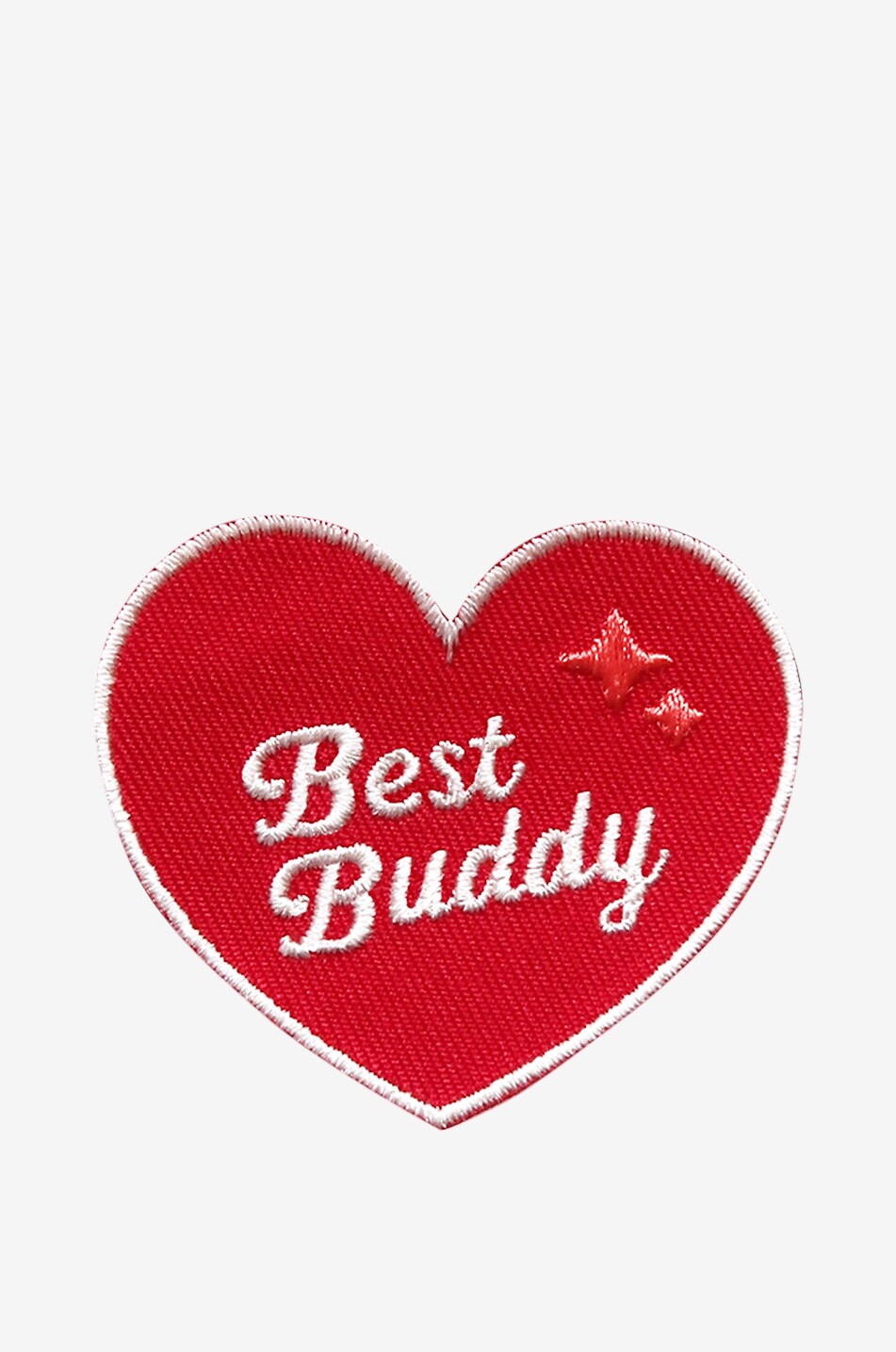 Écusson thermocollant forme cœur Best Buddy