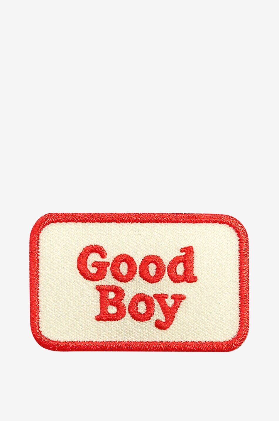 SCOUT'S HONOUR Rectangular iron-on dog patch Good Boy Home MULTI COLOURED 1