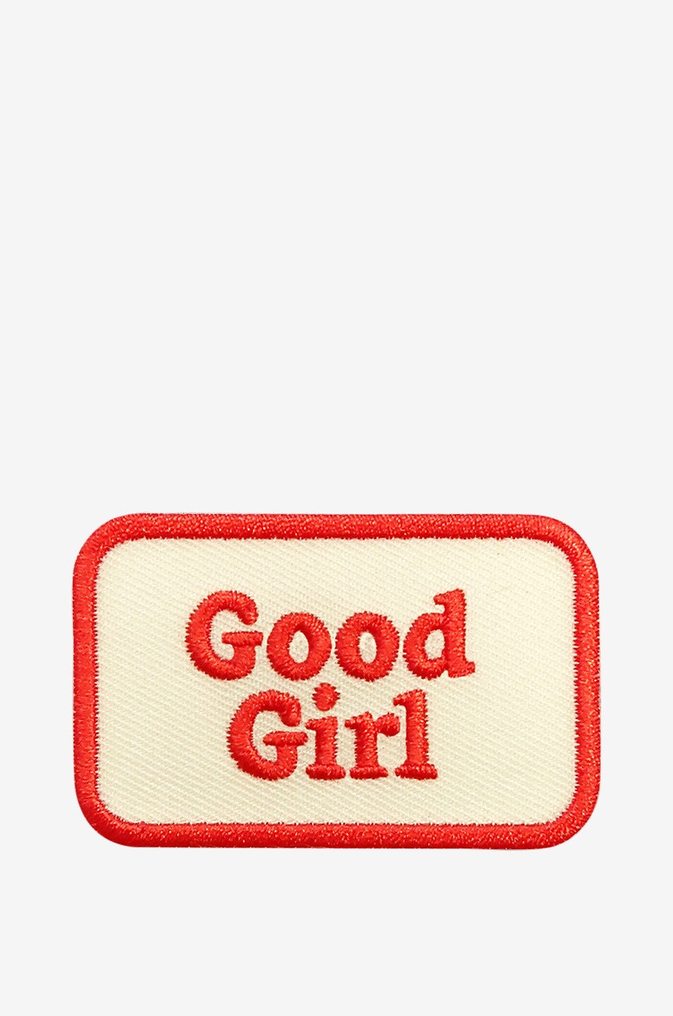 Écusson thermocollant rectangulaire pour chiens Good Girl