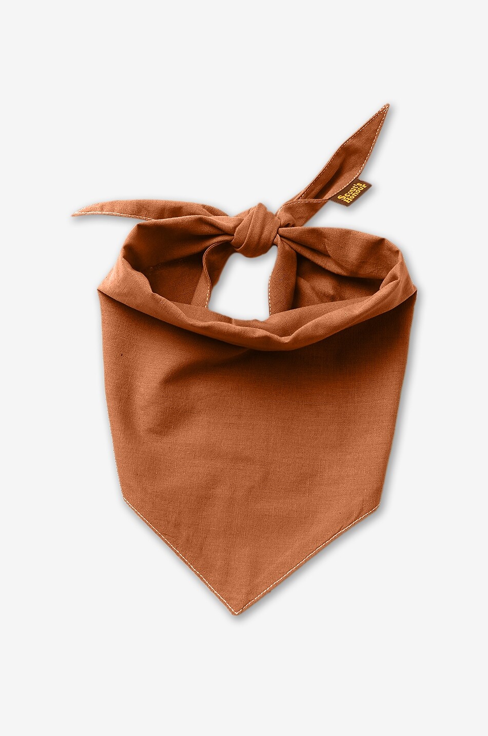 SCOUT'S HONOUR Hundehalstuch aus Premiumstoff 30 cm Haus DUNKELORANGE 1