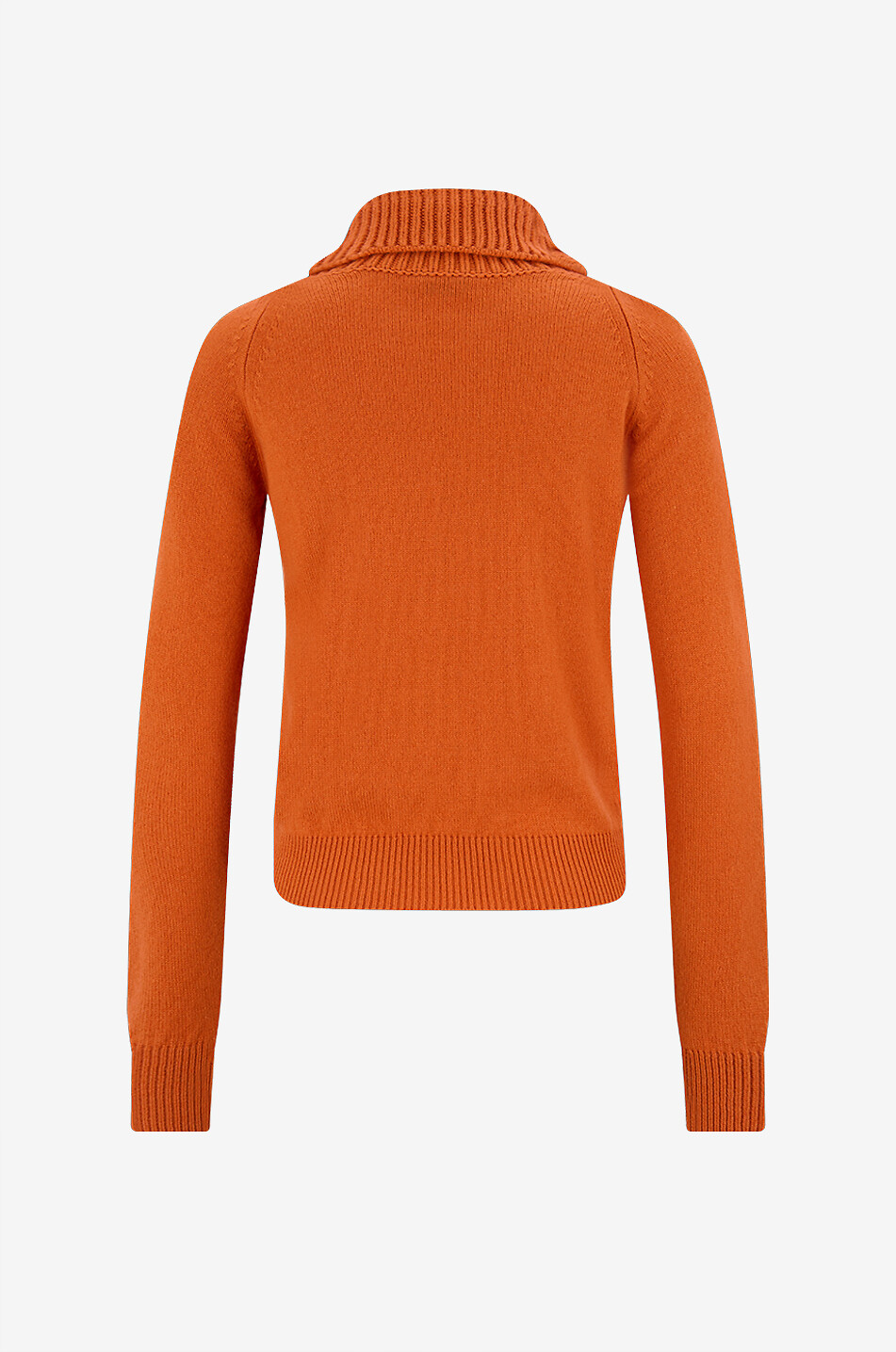 MONCLER High-neck DolceVita knitted jumper Women ORANGE 2