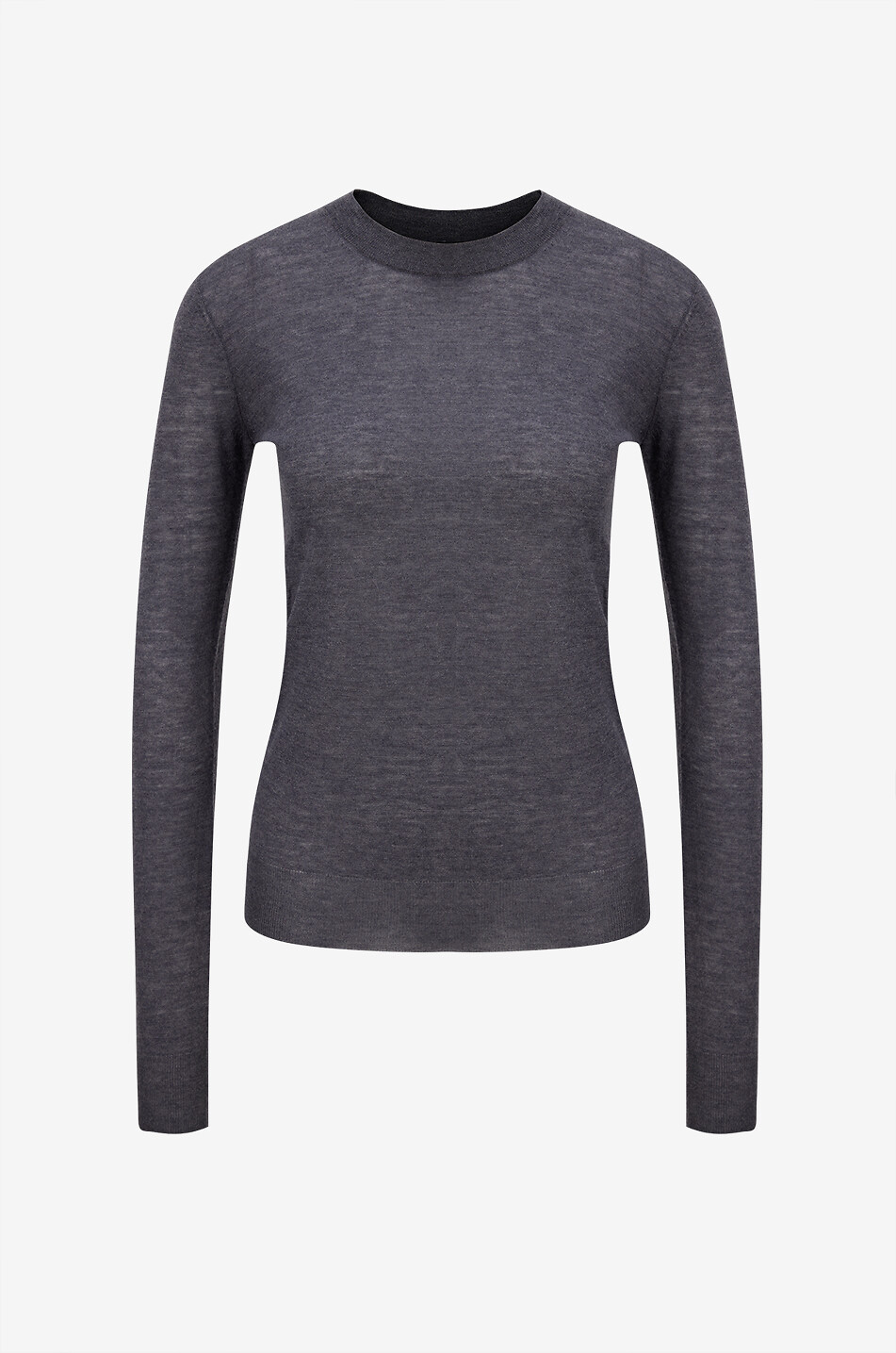 Cashair Pullover mit Rundhalsausschnitt aus edlem Jersey