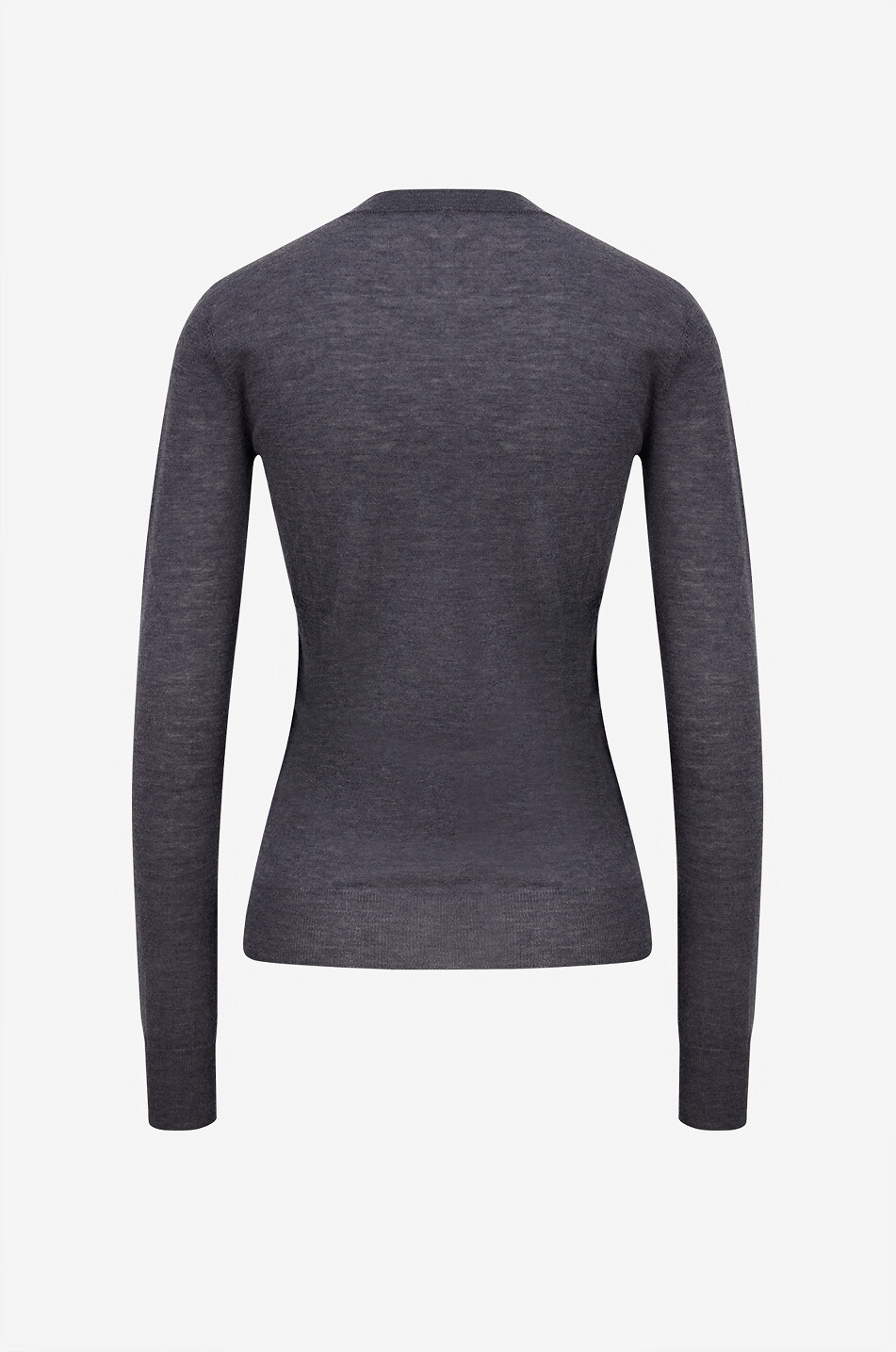 JOSEPH Cashair Pullover mit Rundhalsausschnitt aus edlem Jersey Damen DUNKELGRAU 2