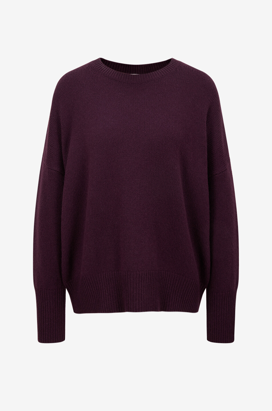 Maxi-Pullover aus Kaschmir Mila LISA YANG DUNKELROT Bongénie