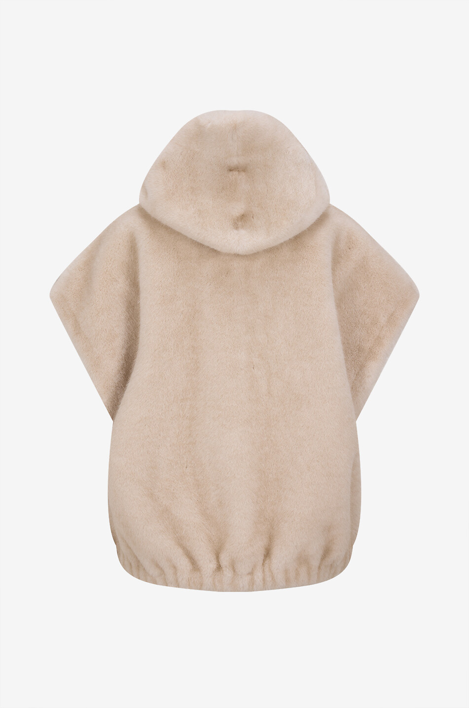 Gilet court en fausse fourrure à capuche Colee - HEMISPHERE