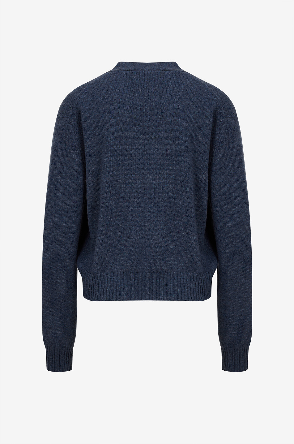 LISA YANG Marion V-neck knitted cardigan Women DARK BLUE 2