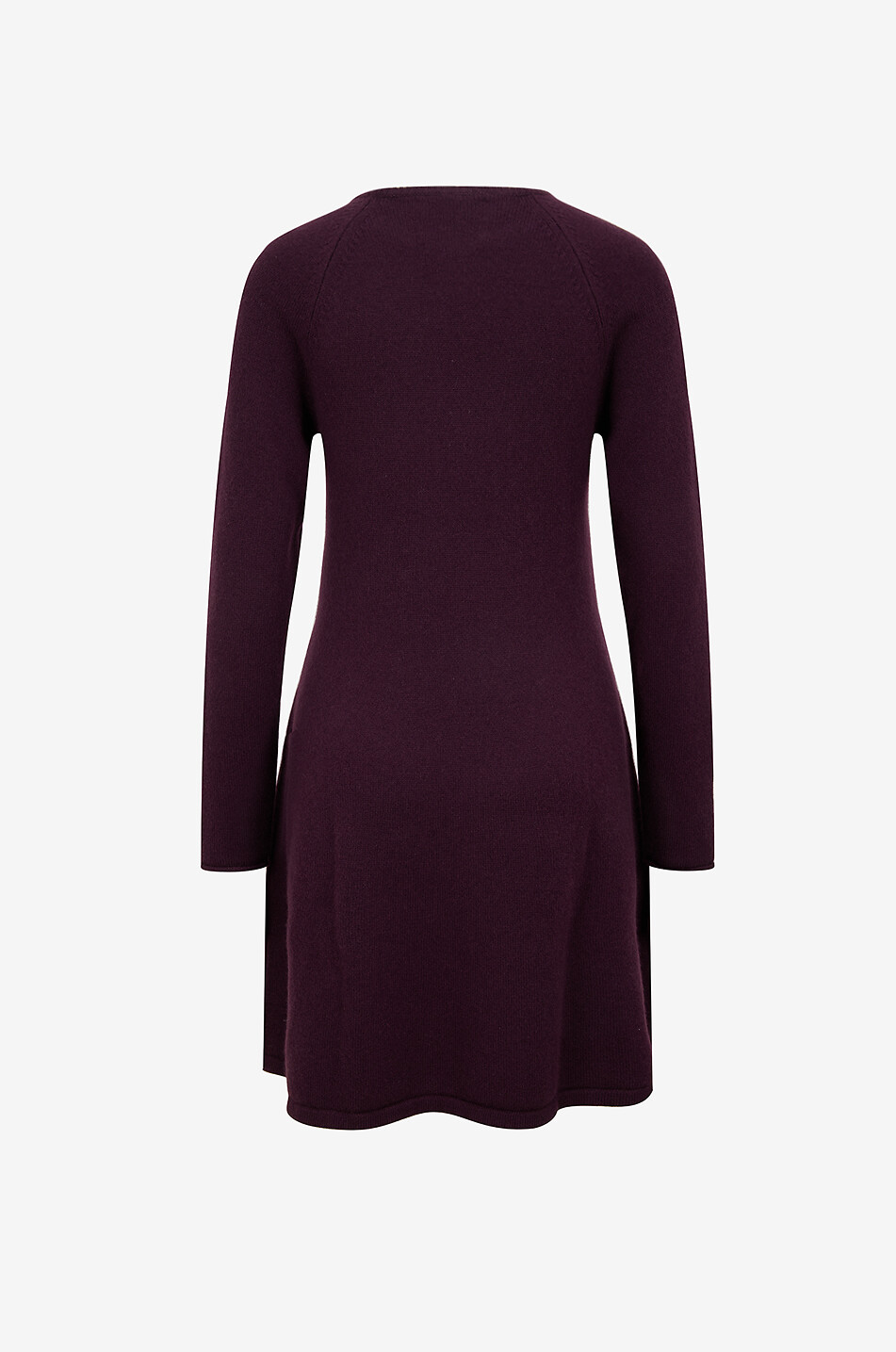 LISA YANG Didih round-neck short knit dress Women DARK RED 2