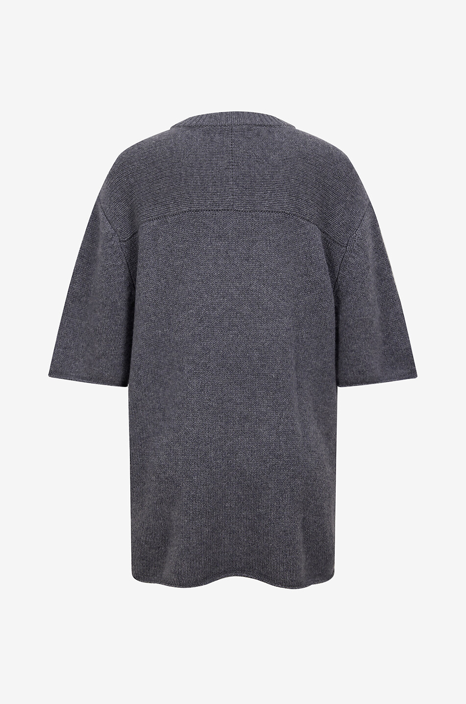 LISA YANG Pull à col rond en maille Elvina Femme GRIS FONCÉ 2
