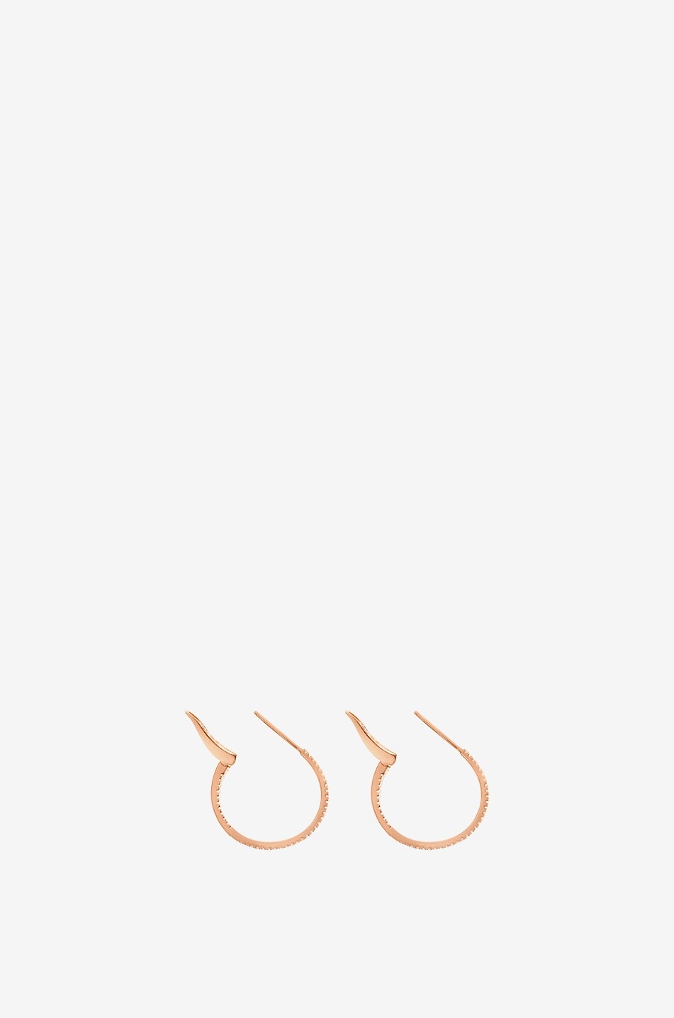 VANRYCKE Mono créole en or rose et diamants Officiel - 19mm Femme ROSE 2